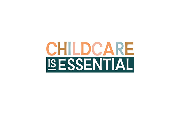 Childcare is essential logo