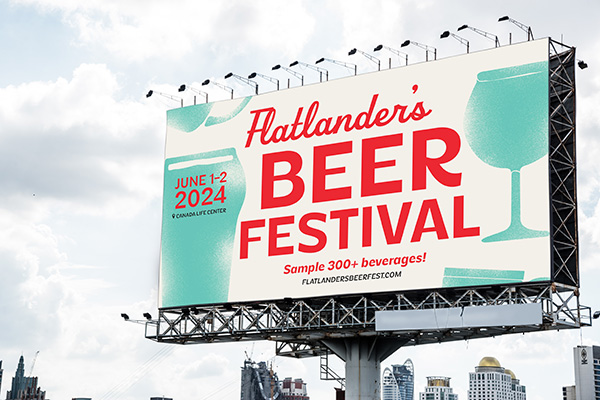 Flatlanders Beerfest Billboard